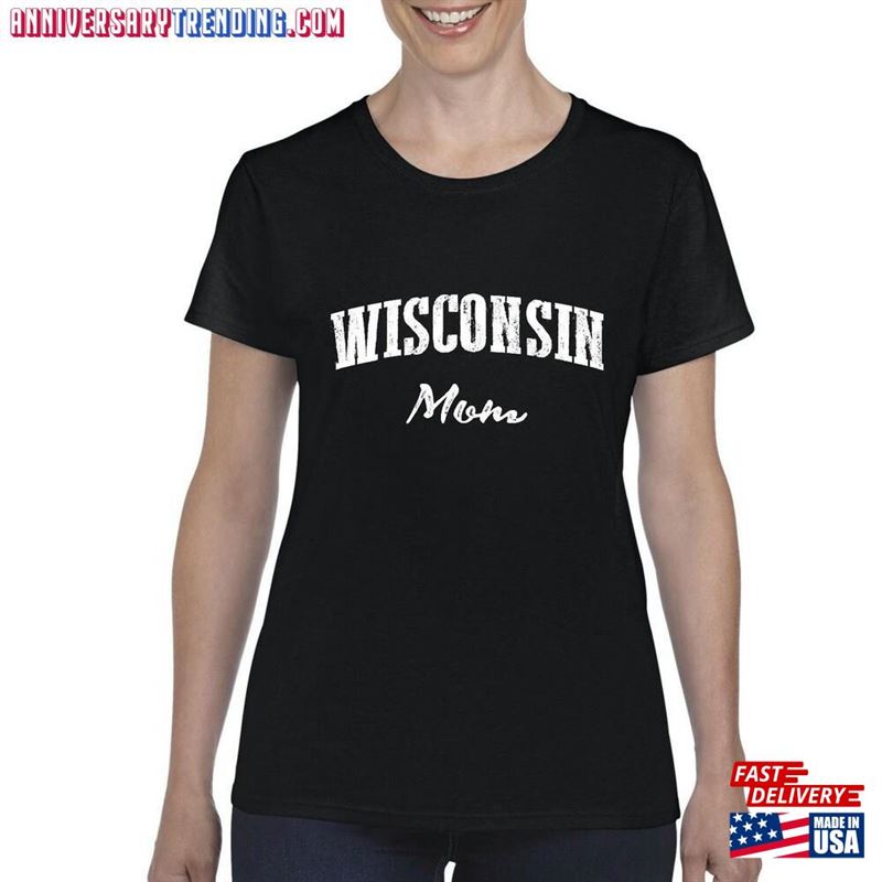 Wisconsin Mom Gift For Mother Women’s Short Sleeve T-Shirt Unisex – Bipubunny Store