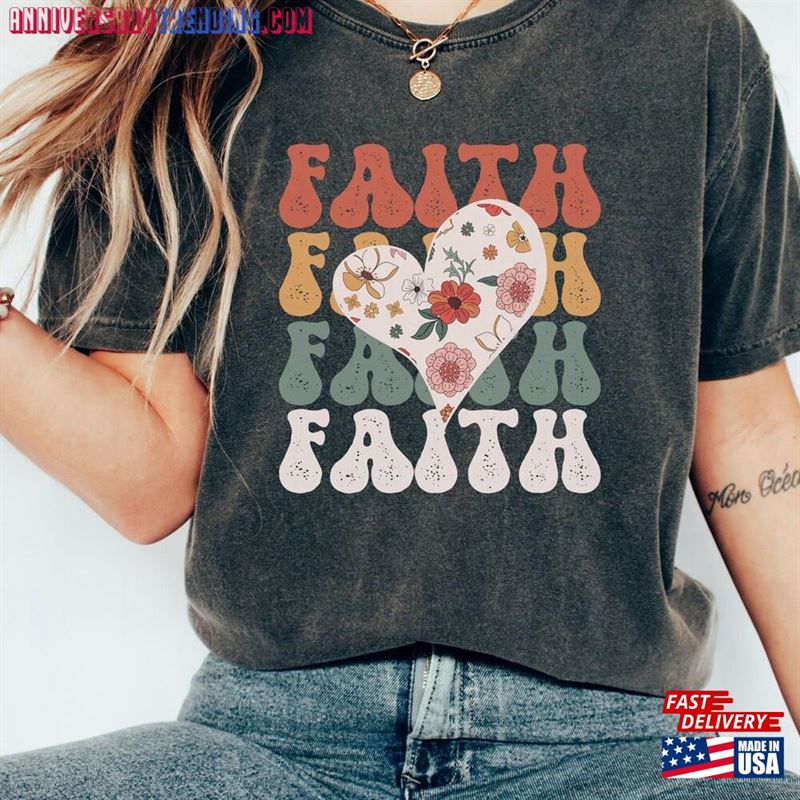 Womens Comfort Colors Faith Shirt Homeschool Mama Top Mothers Day Gift Sweatshirt Classic – Bipubunny Store