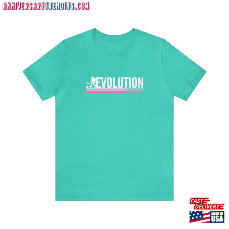 Womens Evolution Hockey 80’S Retro T-Shirt Mom Classic – Bipubunny Store