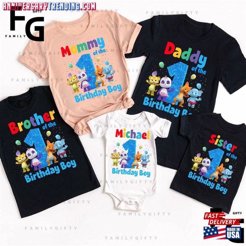 Word Party Family Birthday Boy Shirt Classic Sweatshirt – Bipubunny Store