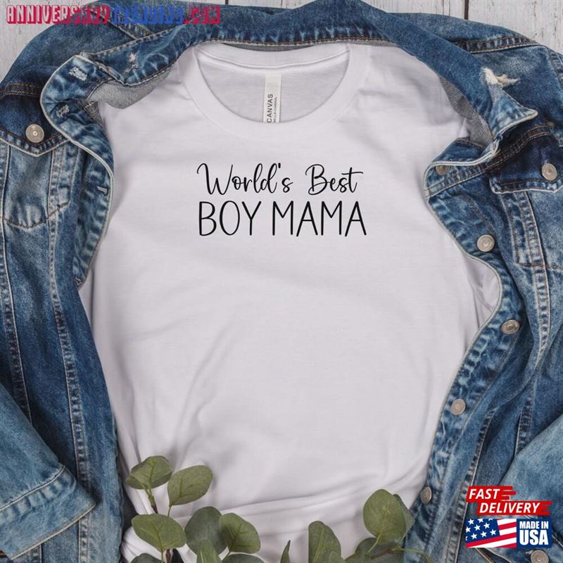 World’s Best Boy Mama Tee Gift For Mom Sweatshirt Classic – Bipubunny Store