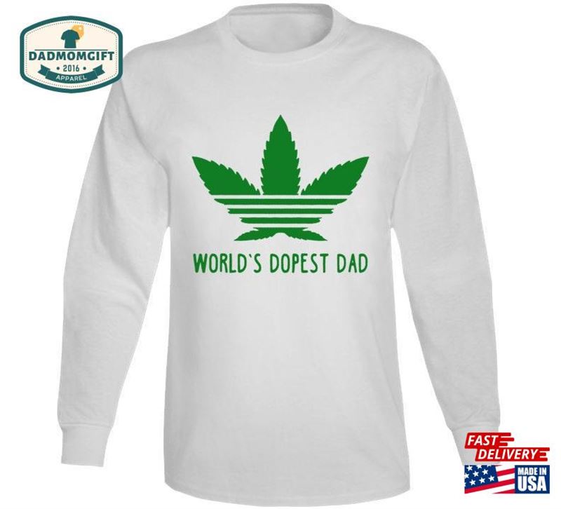 World’s Dopest Dad Fathers Day Long Sleeve T-Shirt Unisex