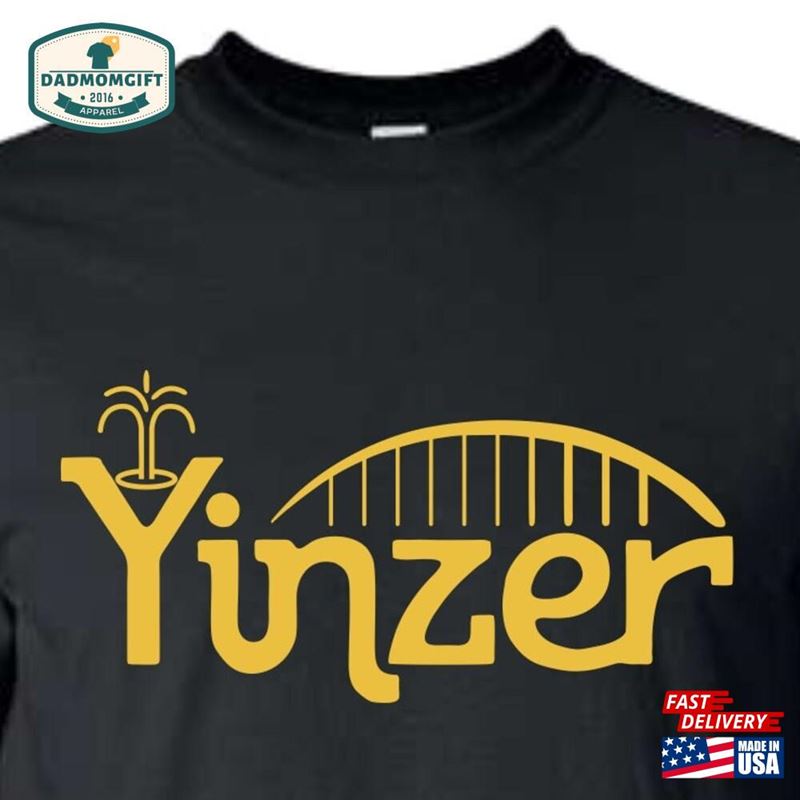 Yinzer T-Shirt Yinz Tshirt Pittsburgh Shirt Bridge Fountain It’s A Burg Thing Pittsburghese Top Iron City Fan Pittsburgher Hoodie Unisex