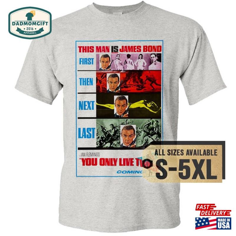 You Only Live Twice 1967 V2 Multicolor T-Shirt All Sizes S 5Xl Sweatshirt