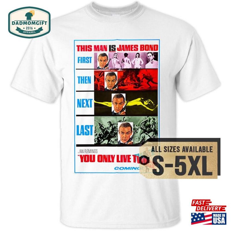 You Only Live Twice 1967 V2 Multicolor T-Shirt All Sizes S 5Xl Sweatshirt