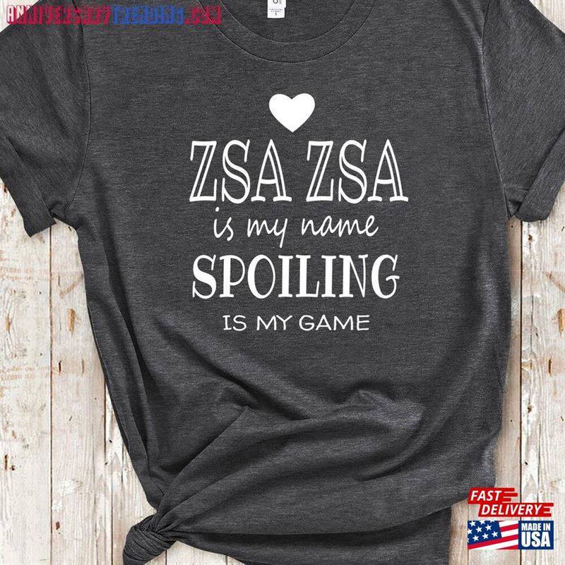 Zsa Is My Name Grandma T-Shirt Poland Polish Grandmother Gift Idea For Mother’s Day Birthday Sweatshirt -Bipubunny Store