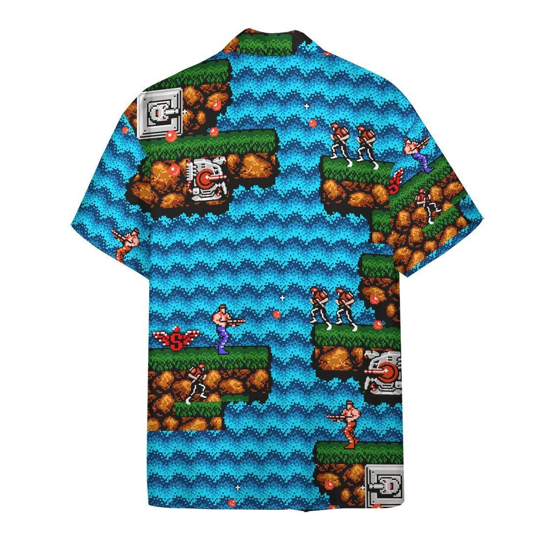 3D Contral Short Sleeve Hawaiian Shirt