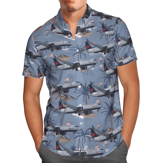 Air Canada Boeing 737-8 Max Hawaiian Shirt