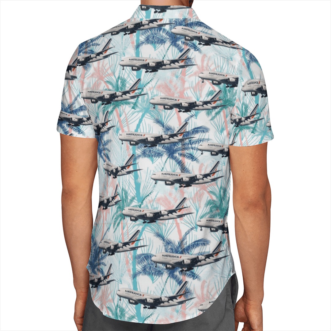 Air France Airbus A380 Hawaiian Shirt