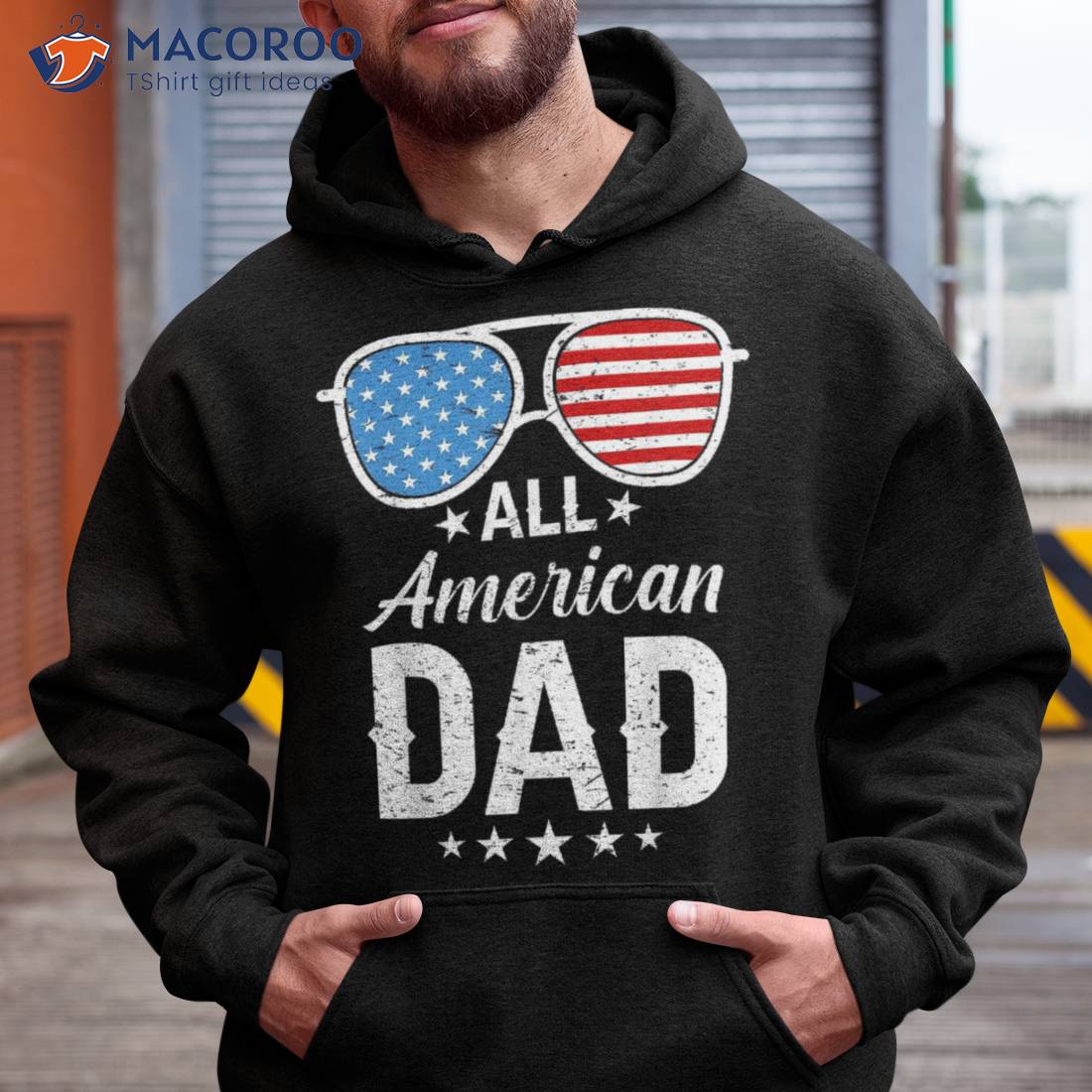 All American Dad 4th Of July Father’s Day Sunglasses Family Shirt