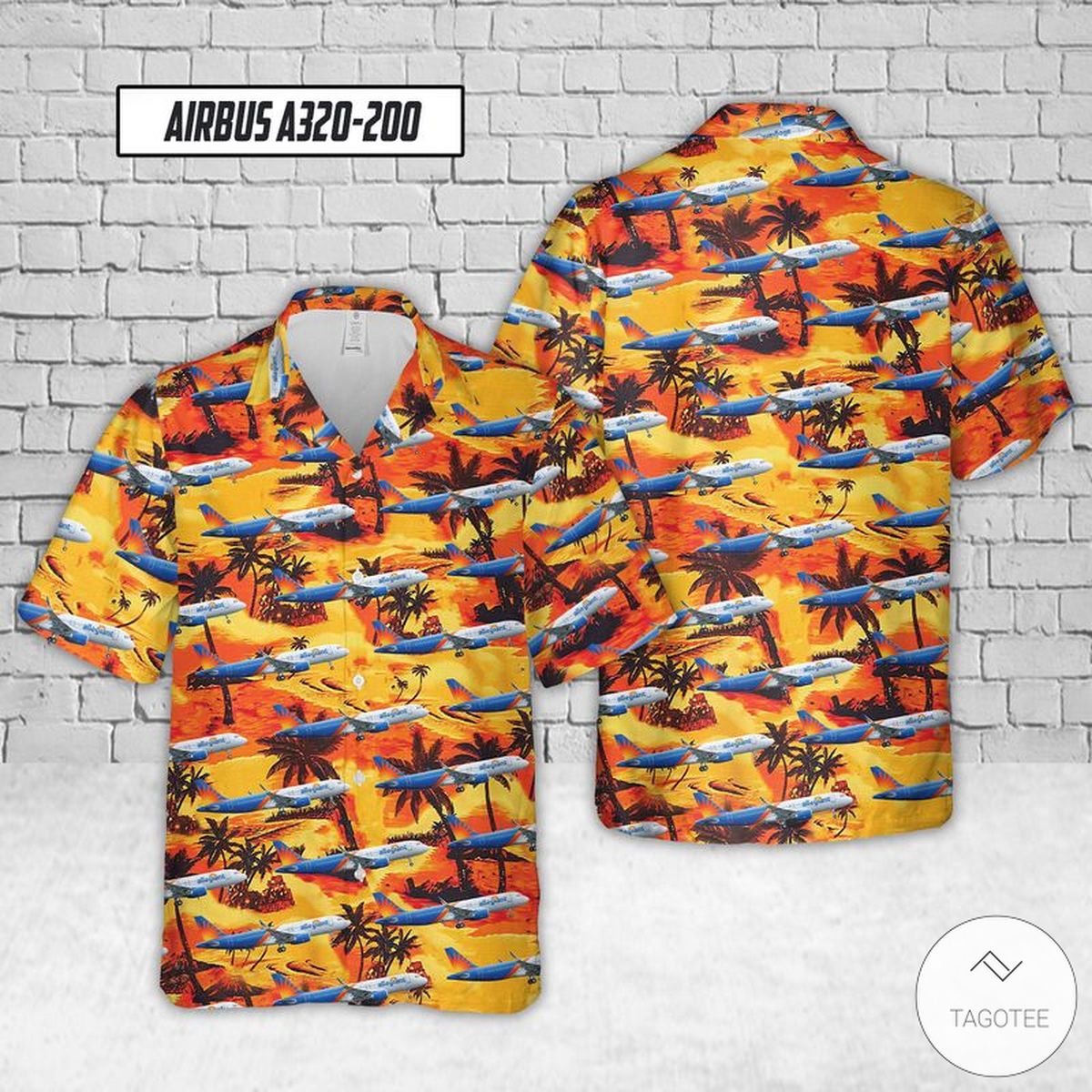 Allegiant Airbus A320-200 Hawaiian Shirt