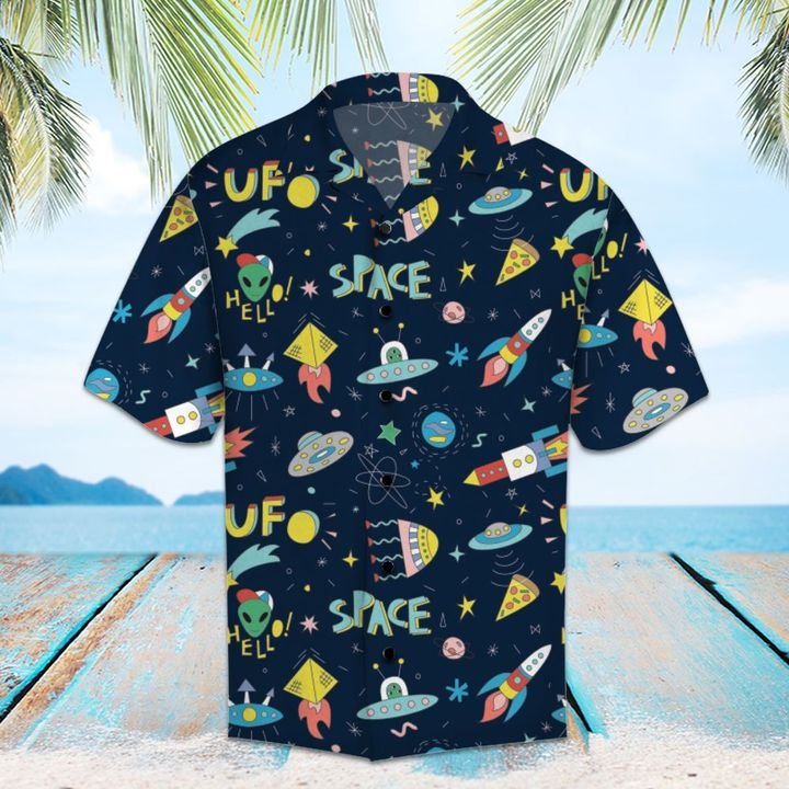 Amazing Space Force Hawaiian Shirt Summer Button Up