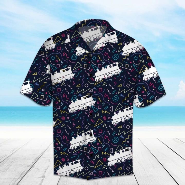 Amazing Train Hawaiian Shirt Summer Button Up