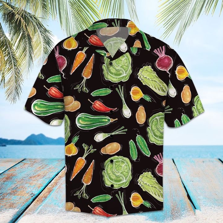 Amazing Vegan Hawaiian Shirt Summer Button Up