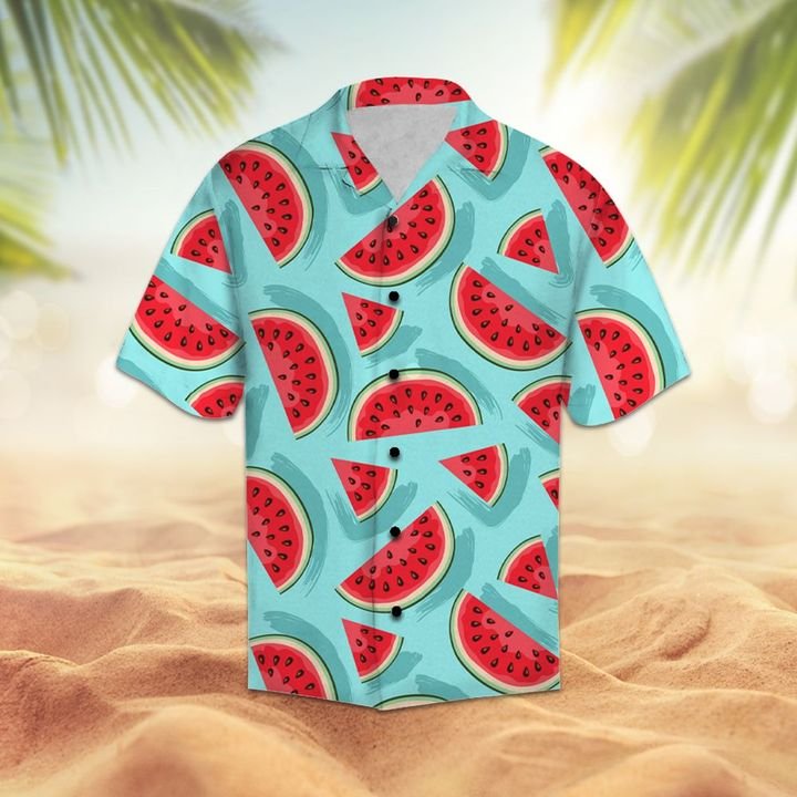 Amazing Watermelon Hawaiian Shirt Summer Button Up