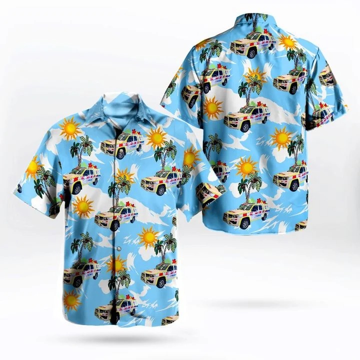 Ambulance Victoria Volkswagen Amarok Hawaiian Shirt