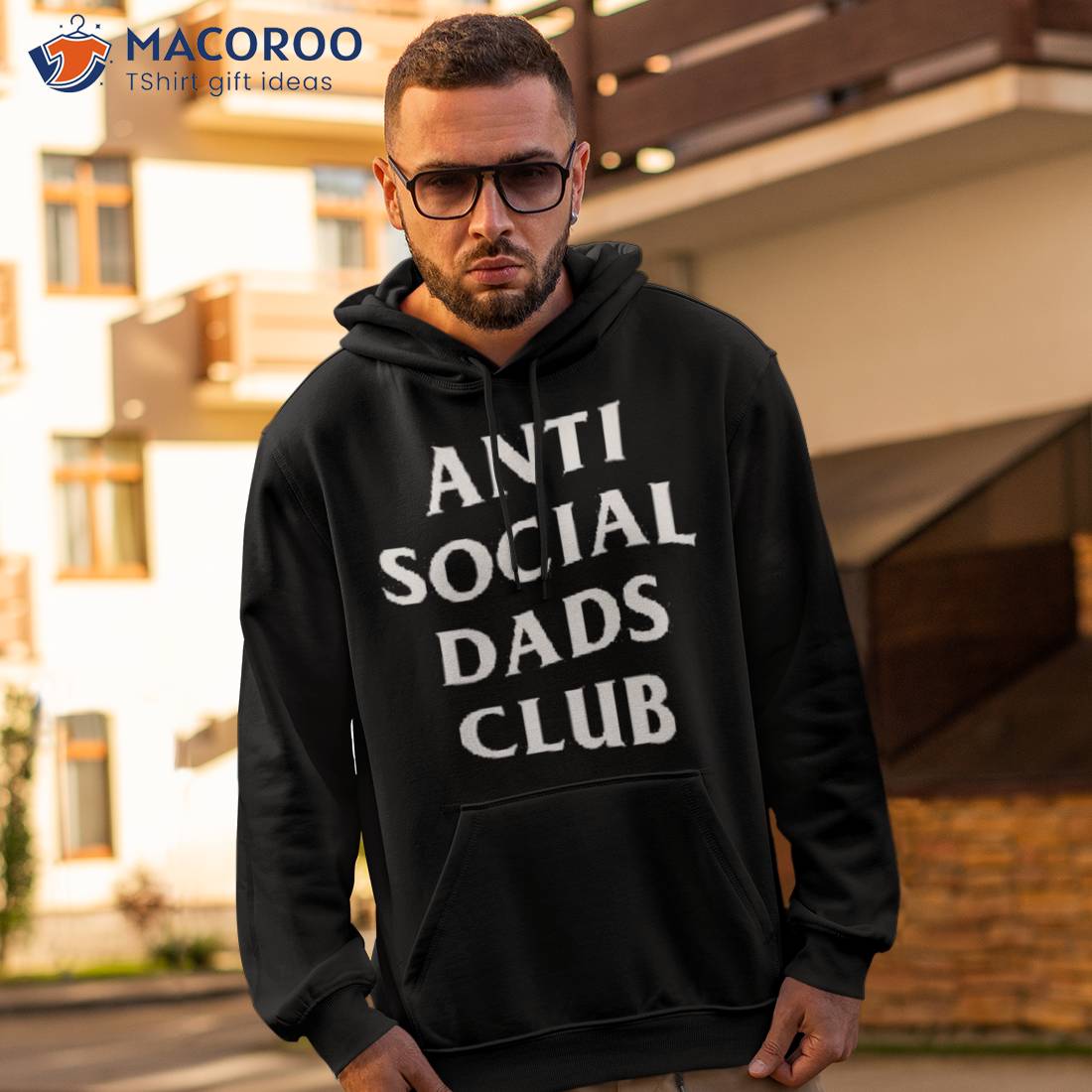 Anti Social Dads Club Funny Father’s Day Shirt