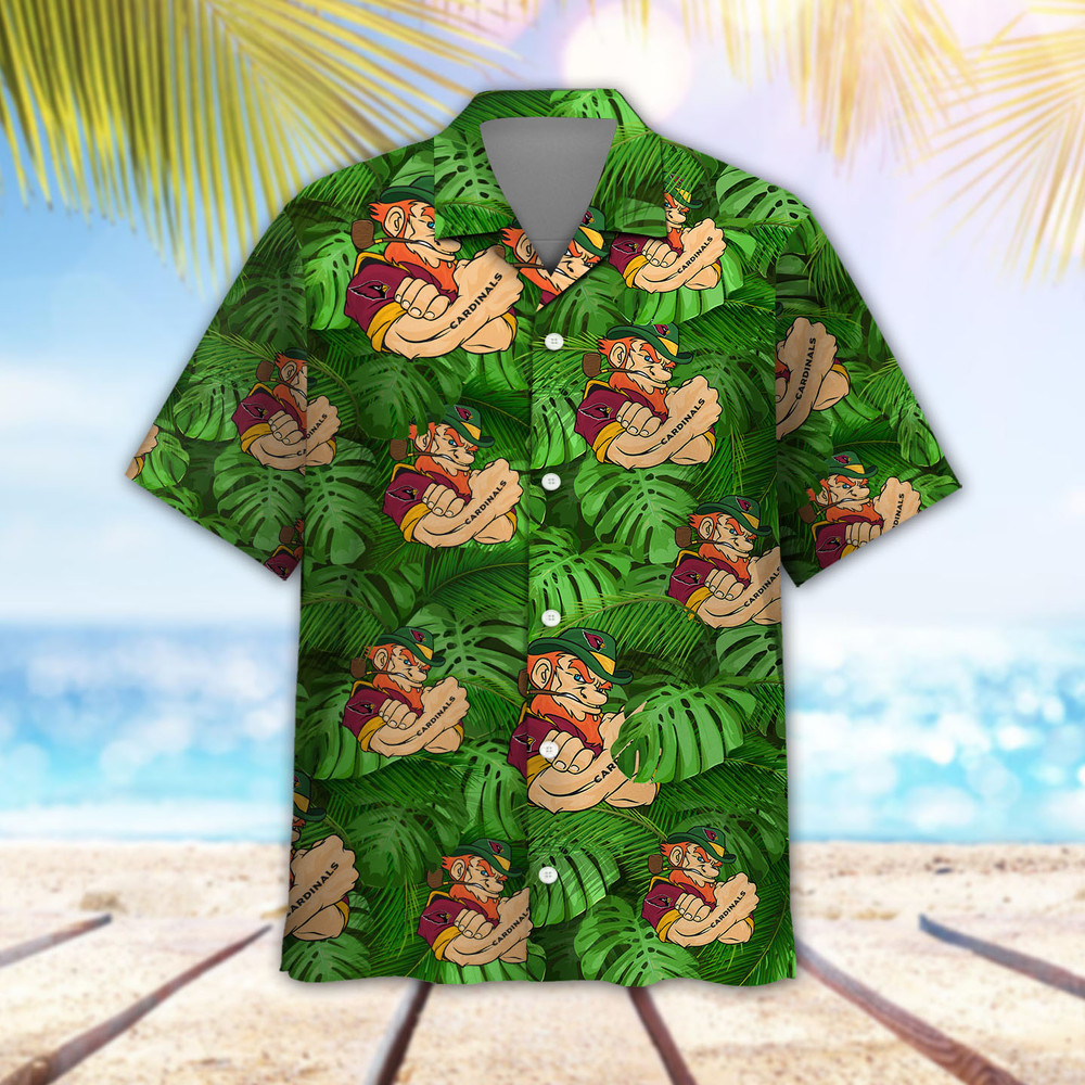 Arizona Cardinals Leprechaun St. Patrick’s Day Hawaiian Shirt Hot Trendy Summer 2024