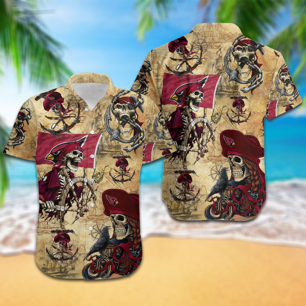 Arizona Cardinals Pirates Retro Hawaiian Shirt Hot Trendy Summer 2024