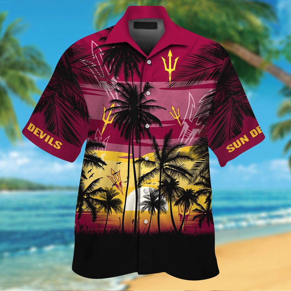 Arizona State Sun Devils Hawaiian Shirt Hot Trendy Summer 2024