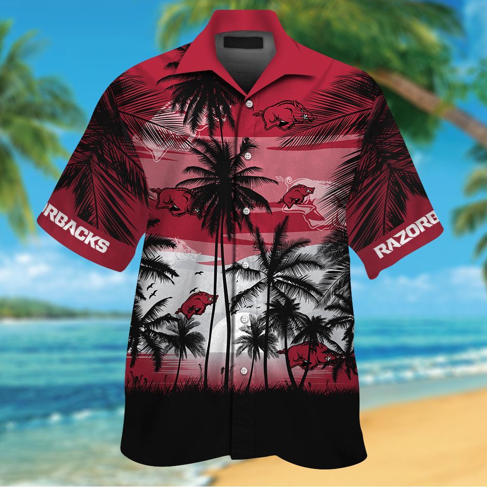 Arkansas Razorbacks Tropical Hawaiian Shirt Hot Trendy Summer 2024