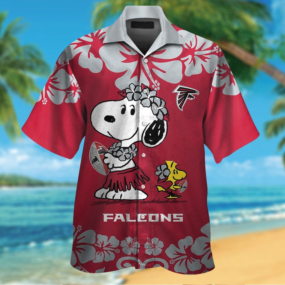 Atlanta Falcons & Snoopy Hawaiian Shirt Hot Trendy Summer 2024