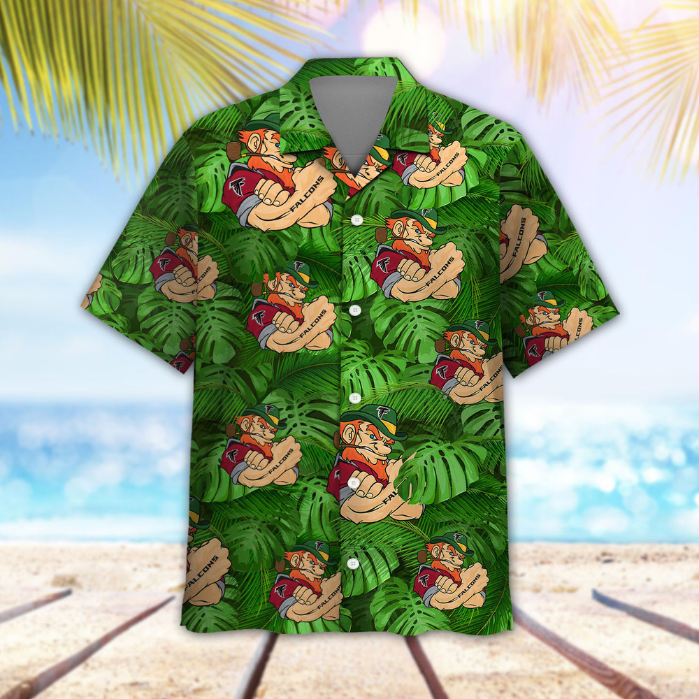 Atlanta Falcons Leprechaun St. Patrick’s Day Hawaiian Shirt Hot Trendy Summer 2024