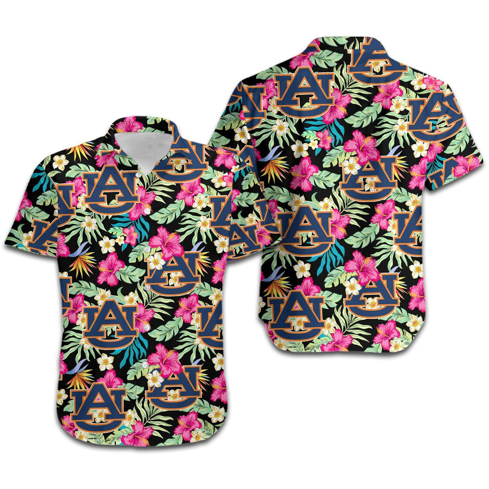 Auburn Tigers Hibiscus Hawaiian Shirt Hot Trendy Summer 2024