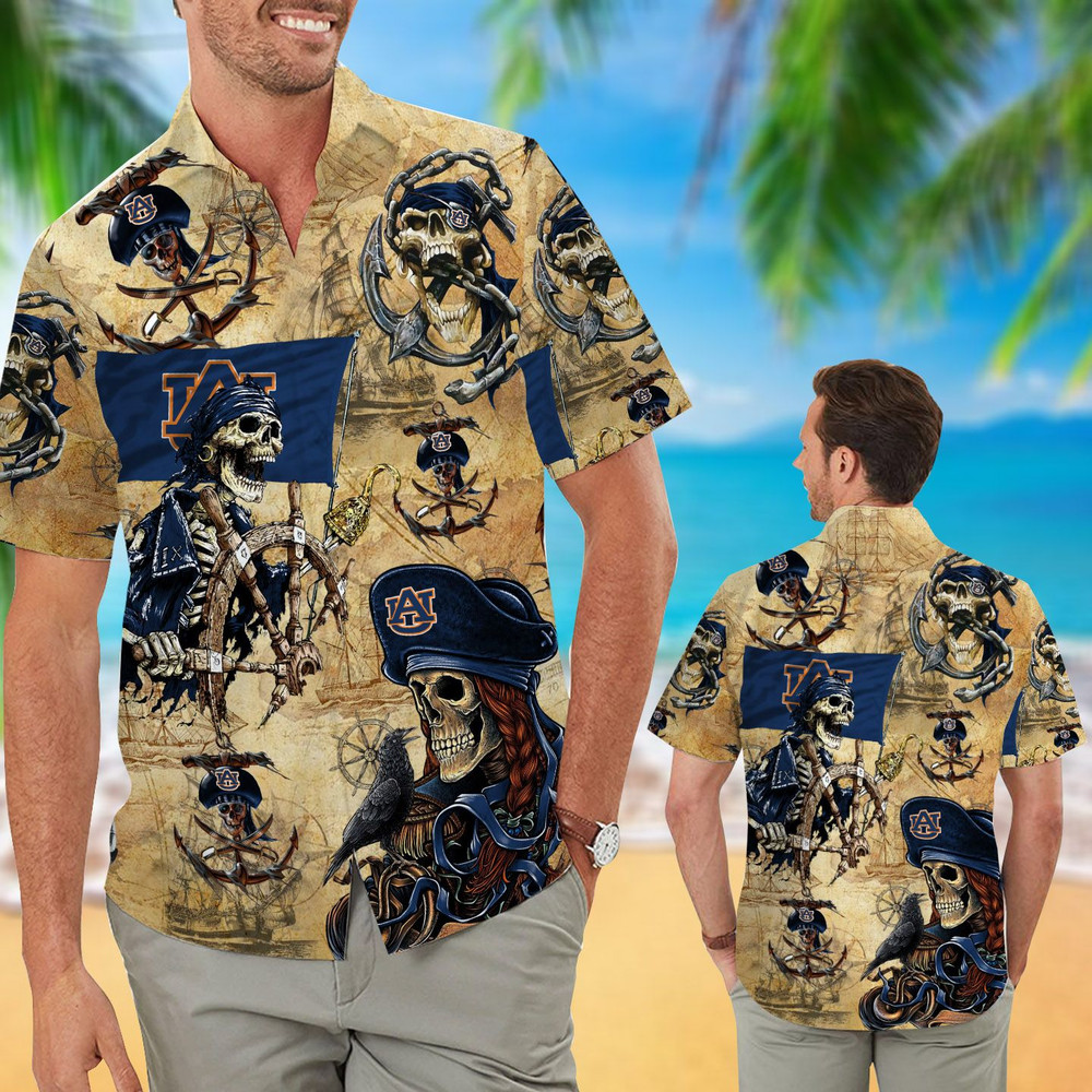 Auburn Tigers Pirates Retro Hawaiian Shirt Hot Trendy Summer 2024