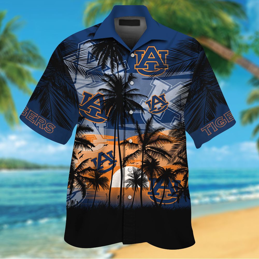 Auburn Tigers Tropical Hawaiian Shirt Hot Trendy Summer 2024