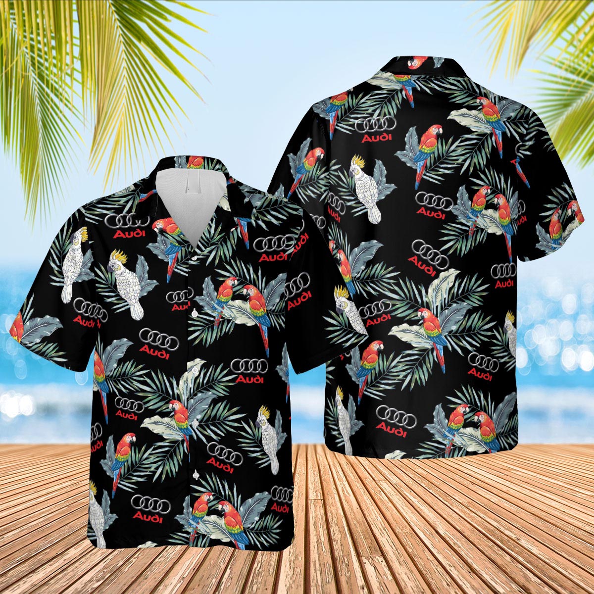 Audi Aloha Shirt Hawaiian Shirt