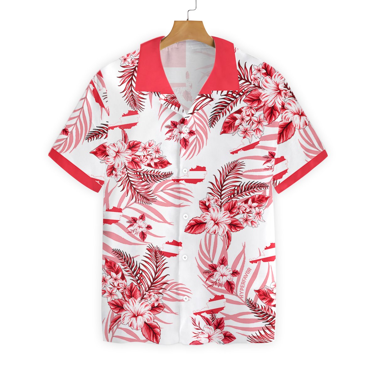 Austria Hibicus Hawaiian Shirt