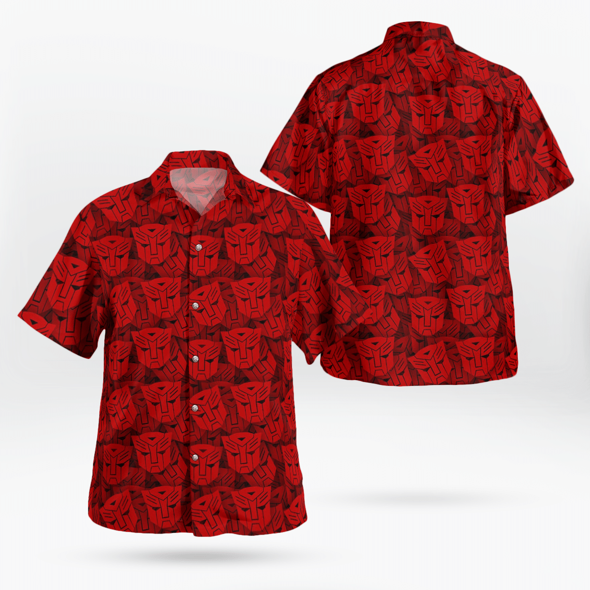 Autobot Transformer Hawaiian Shirt