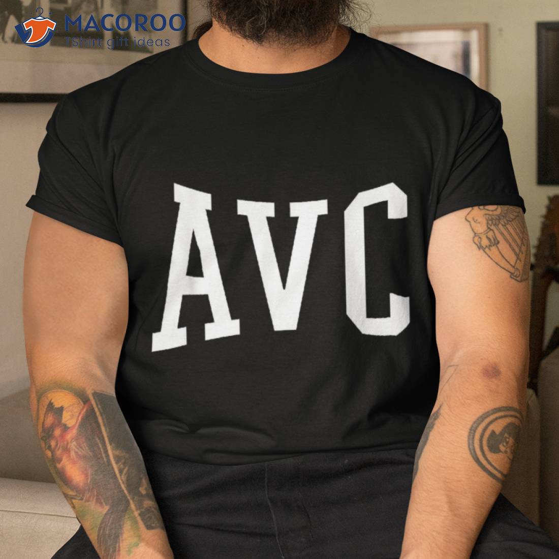 Avc Arch Vintage College Athletic Sports Shirt