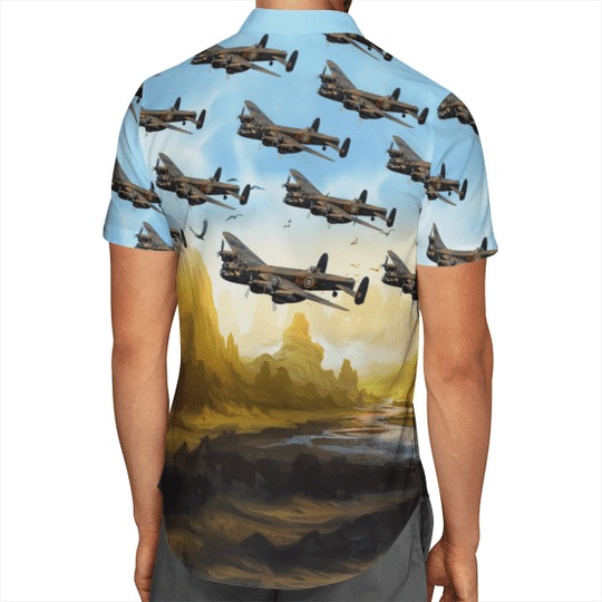 Avro Lancaster Bomber Hawaiian Shirt