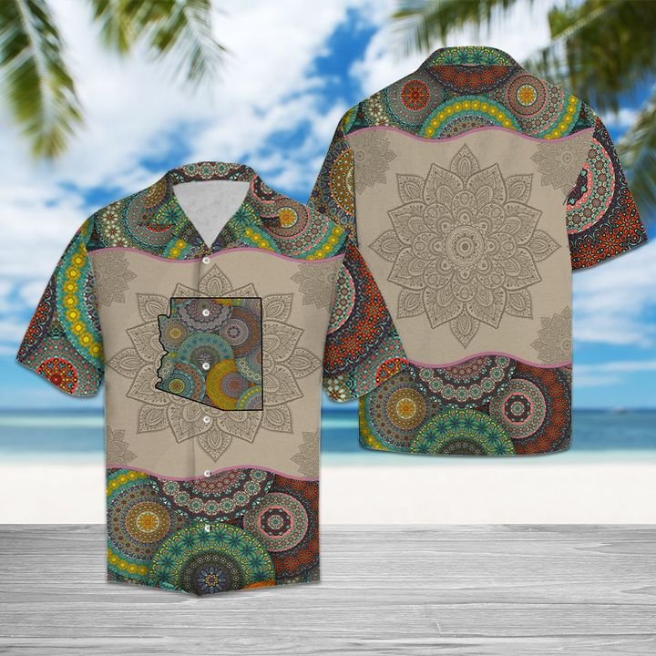 Awesome Arizona Mandala Hawaiian Shirt Summer Button Up