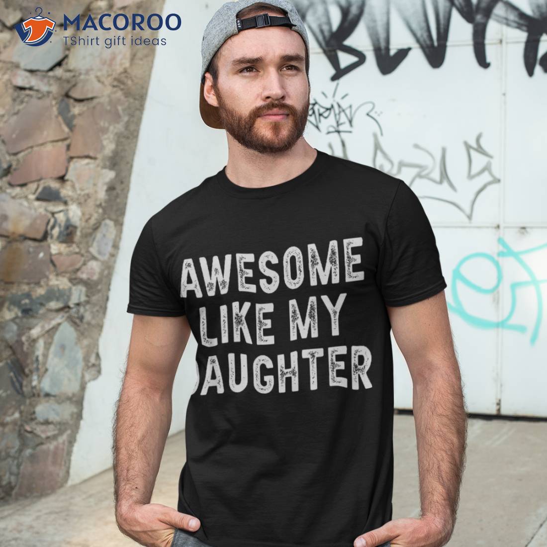 Awesome Like My Daughter Fathers Day Dad Gifts From Shirt