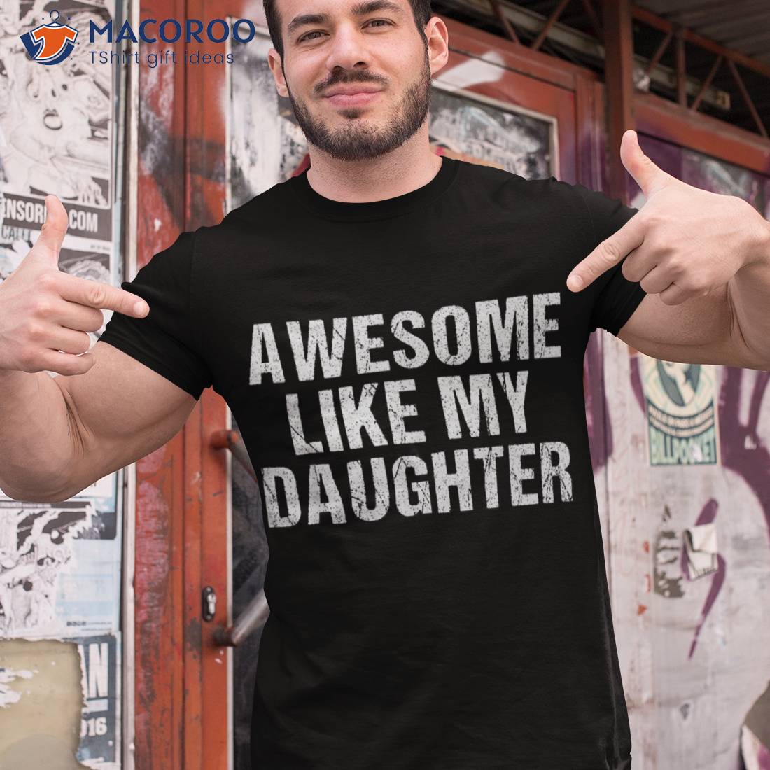 Awesome Like My Daughter Fathers Day Dad Gifts From Shirt