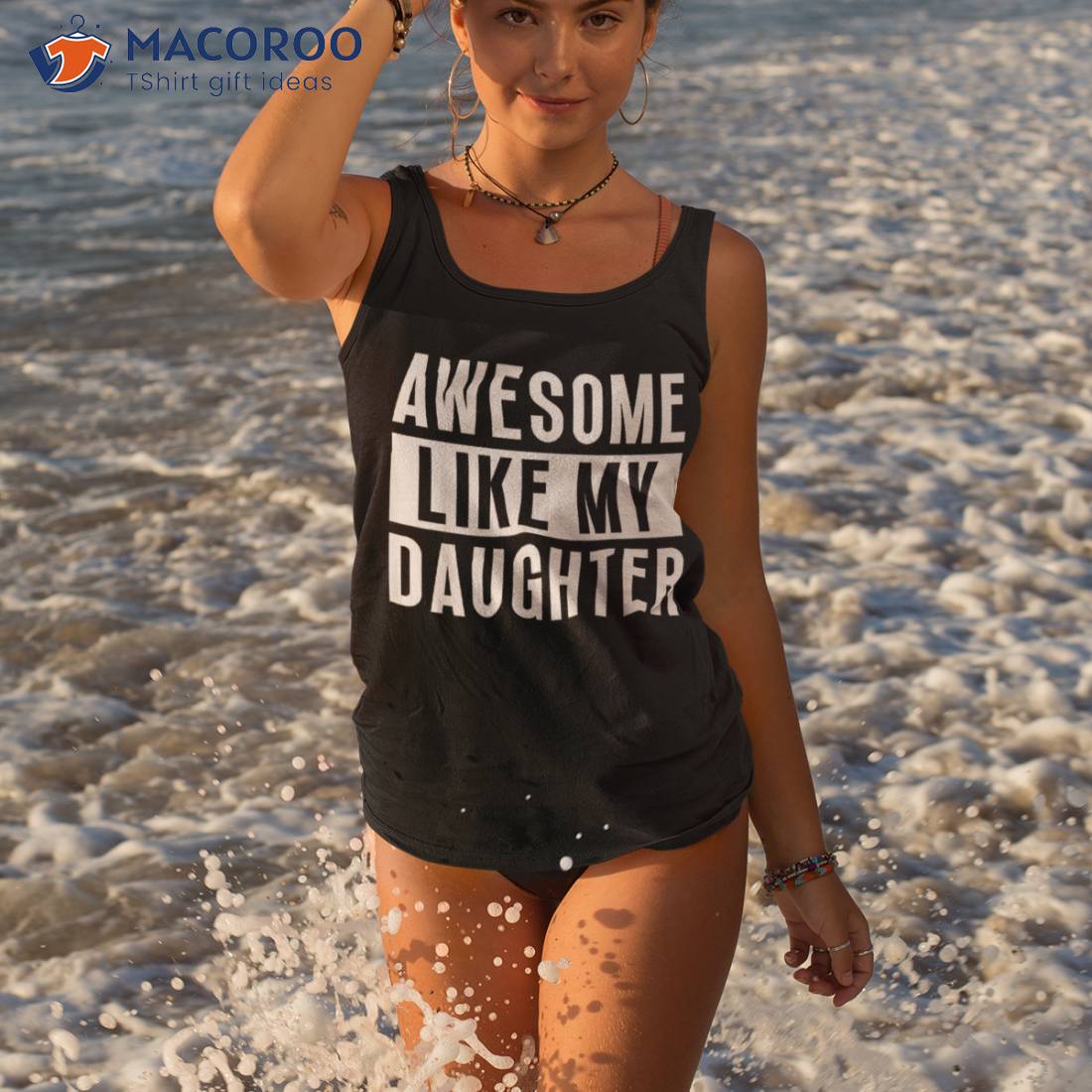 Awesome Like My Daughter Funny Father’s Day, Girl Dad Joke Shirt