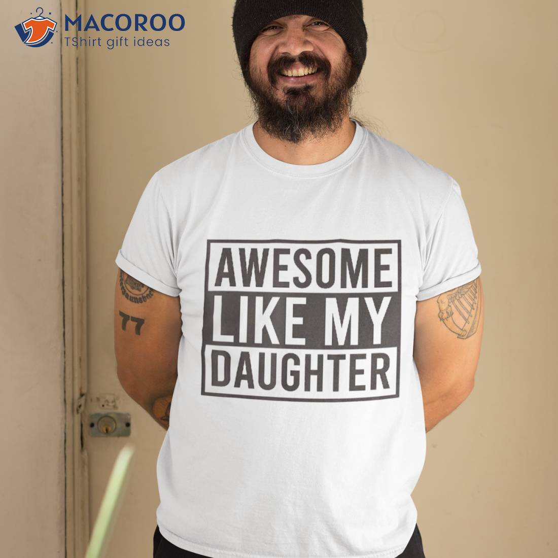 Awesome Like My Daughter Funny Father’s Day Joke Dad Shirt