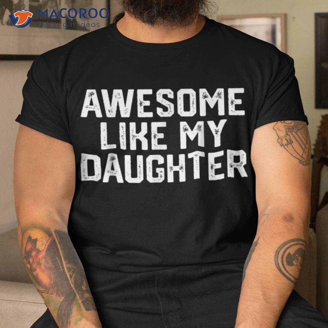 Awesome Like My Daughter Gifts Funny Fathers Day Dad Shirt