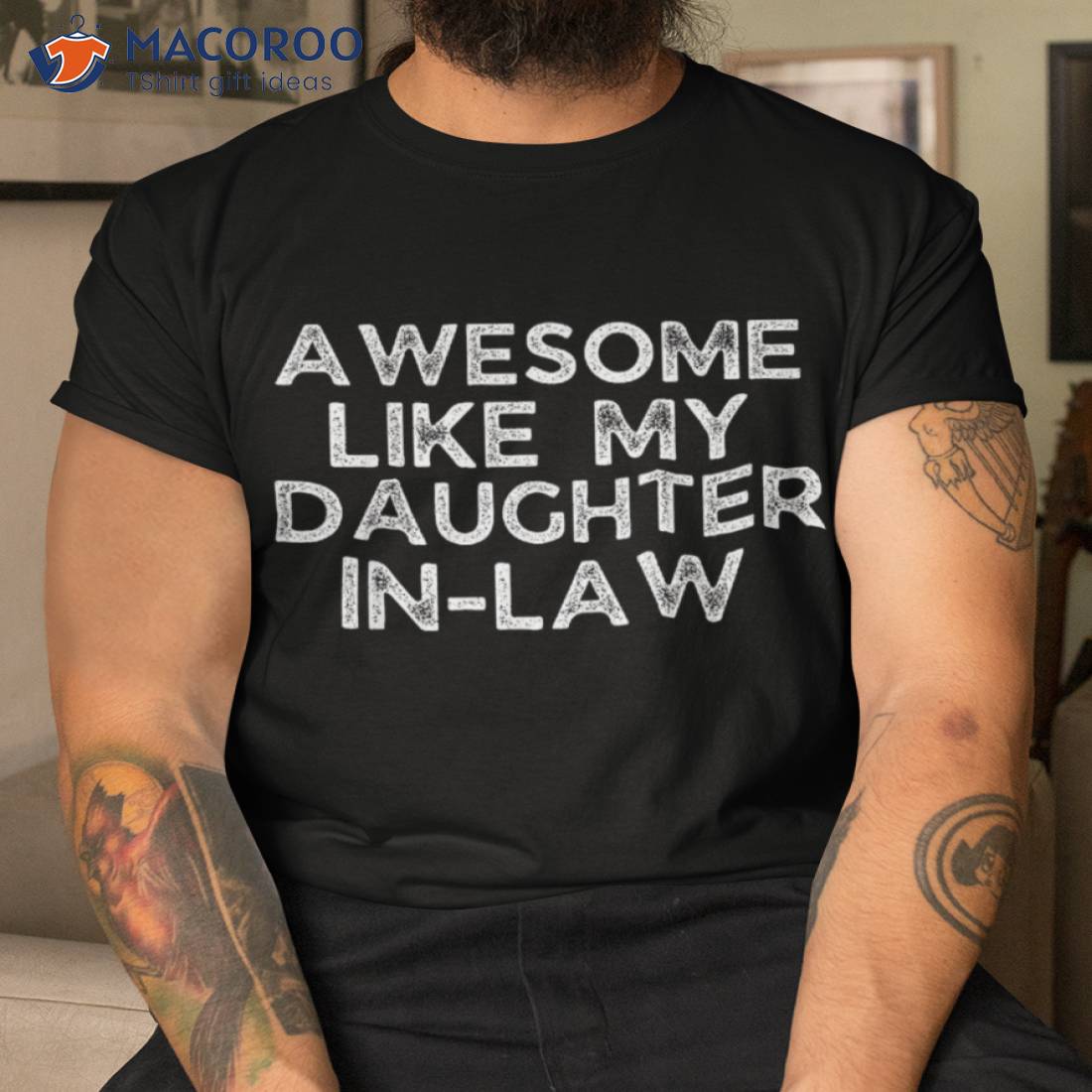 Awesome Like My Daughter In Law Father’s Day Family Lovers Shirt