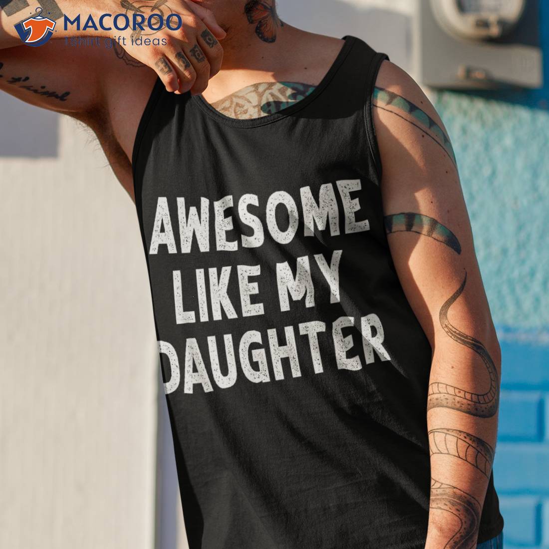 Awesome Like My Daughter Shirt Funny Fathers Day Gift Dad Awesome Like My Daughter Shirt Funny Fathers Day Gift Dad