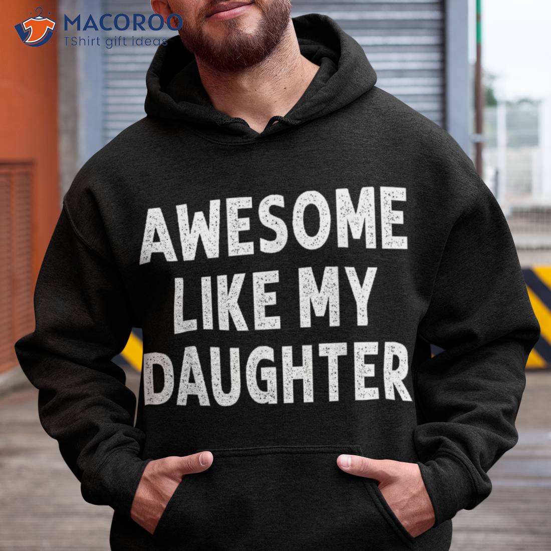 Awesome Like My Daughter Shirt Funny Fathers Day Gift Dad