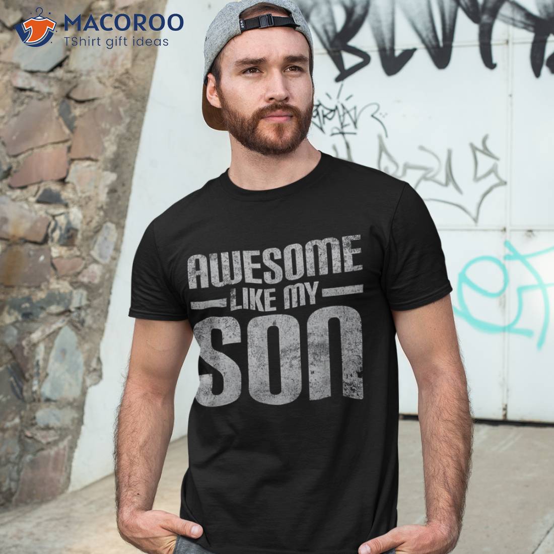 Awesome Like My Son Happy Fathers Day Funny Dad Shirts Shirt