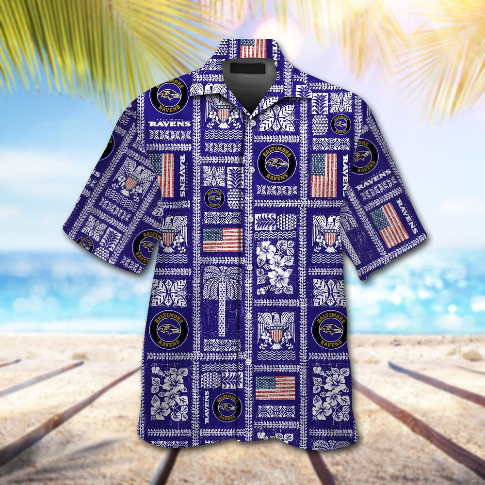 Baltimore Ravens Hawaiian Shirt Hot Trendy Summer 2024