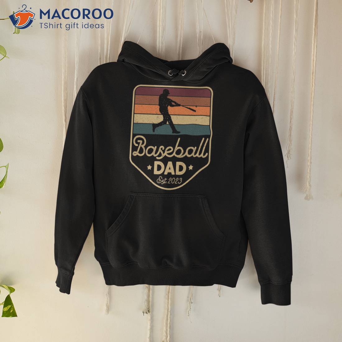 Baseball Dad Est 2023 New Dad Baseball Fan Shirt