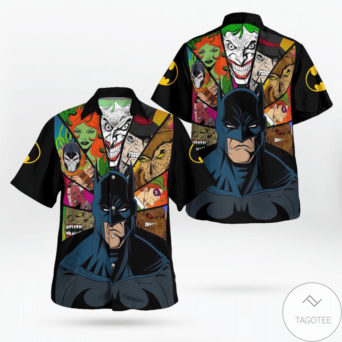 Batman Animated Colorful Hawaiian Shirt