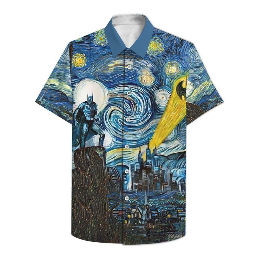 Batman Starry Night Hawaiian Shirt