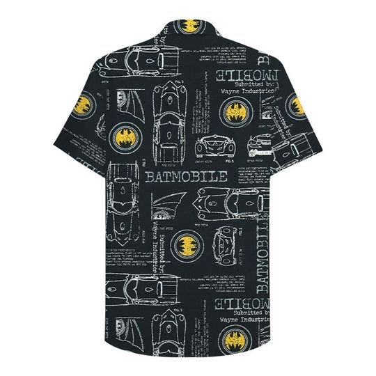 Batmobile Cosplay Hawaiian Shirt